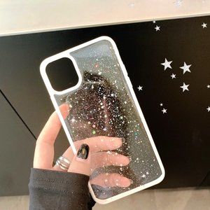 White Frame Clear Butterfly Candy gift iPhone Case